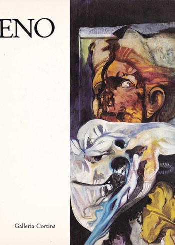 1991 - Geno, copertina catalogo presso la Galleria Cortina di Milano, a cura di Renzo Bertoni